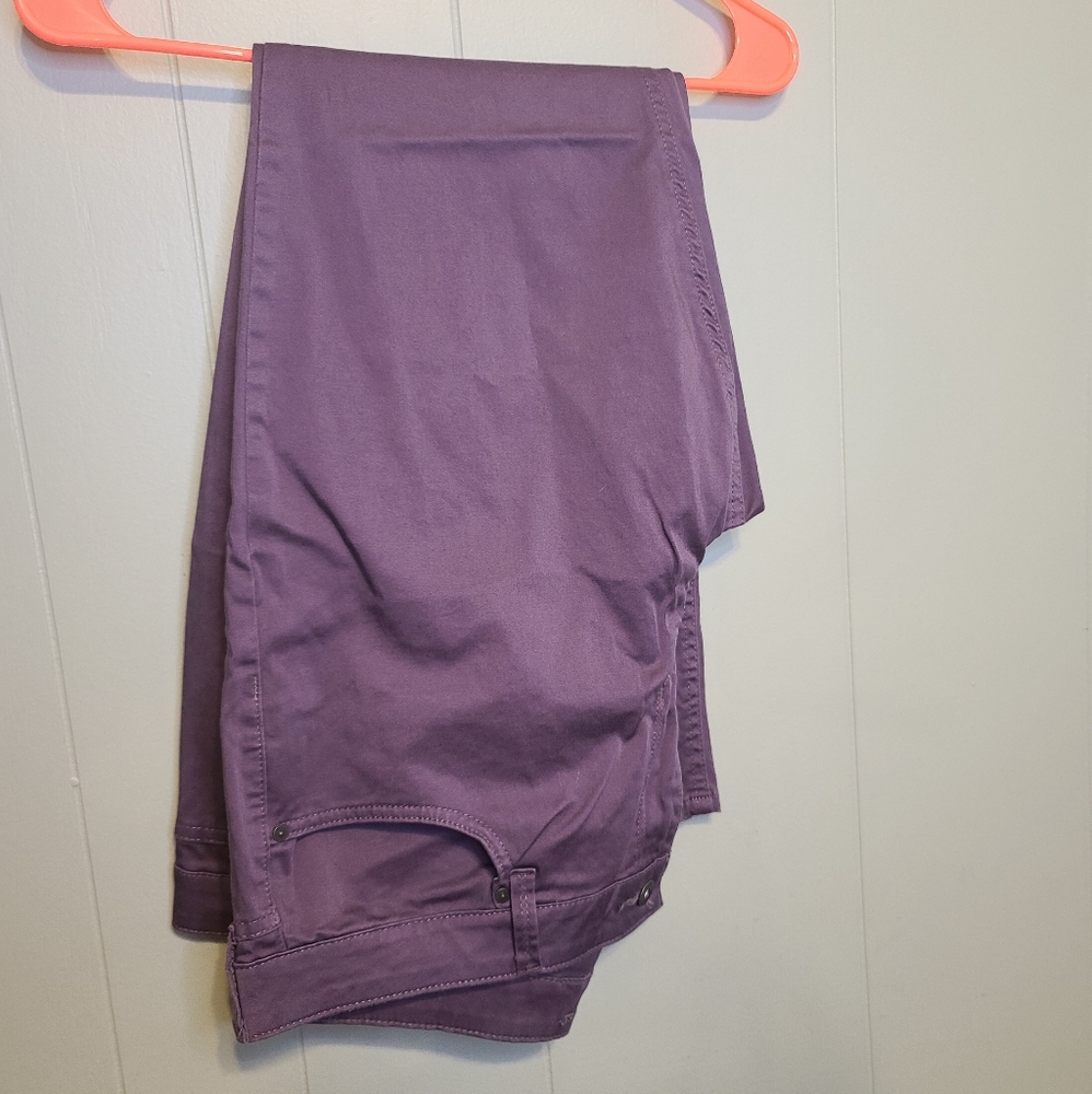 Arizona Jeans Purple Khakis
